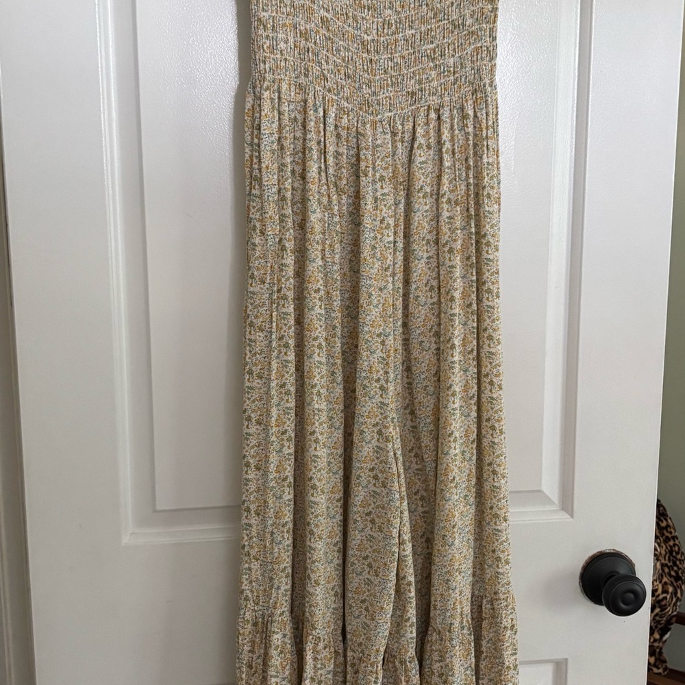 NATURAL LIFE Floral Cream Jumpsuit